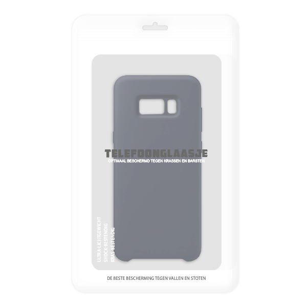 Sealbag Samsung Galaxy S8 Siliconen back case - darkblue - telefoonglaasje