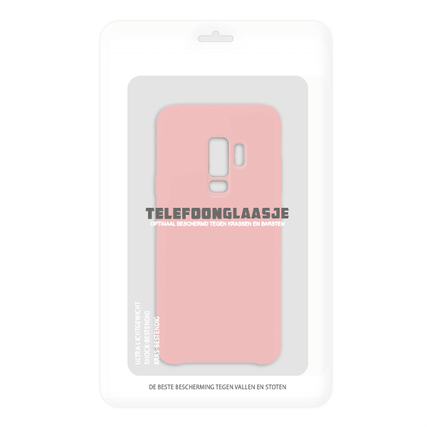 Sealbag Samsung Galaxy S9 Siliconen back case - Pink - telefoonglaasje