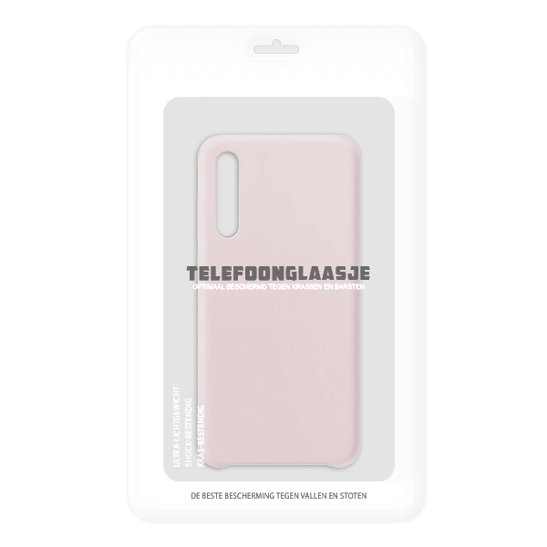 Huawei P20 Pro Siliconen back case - Pink sand - telefoonglaasje