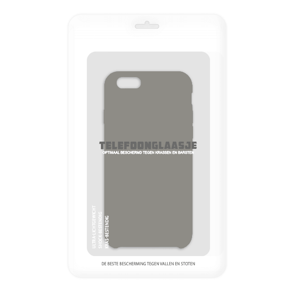 iPhone 6s siliconen back case - dark olive