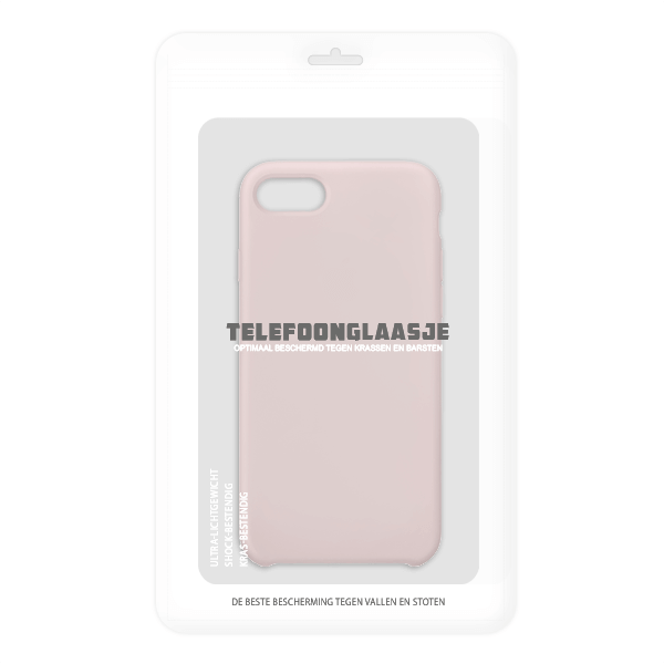iPhone 7 / 8 siliconen back case - pink sand