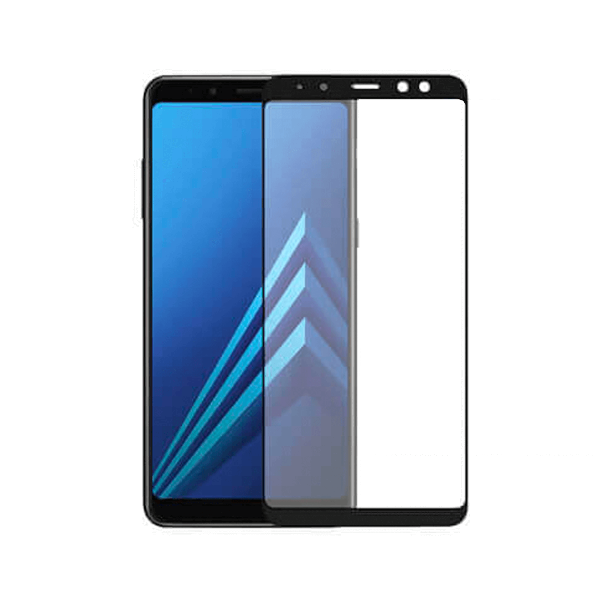 Samsung Galaxy A8 Plus 2018 screenprotector gehard glas Edge to Edge