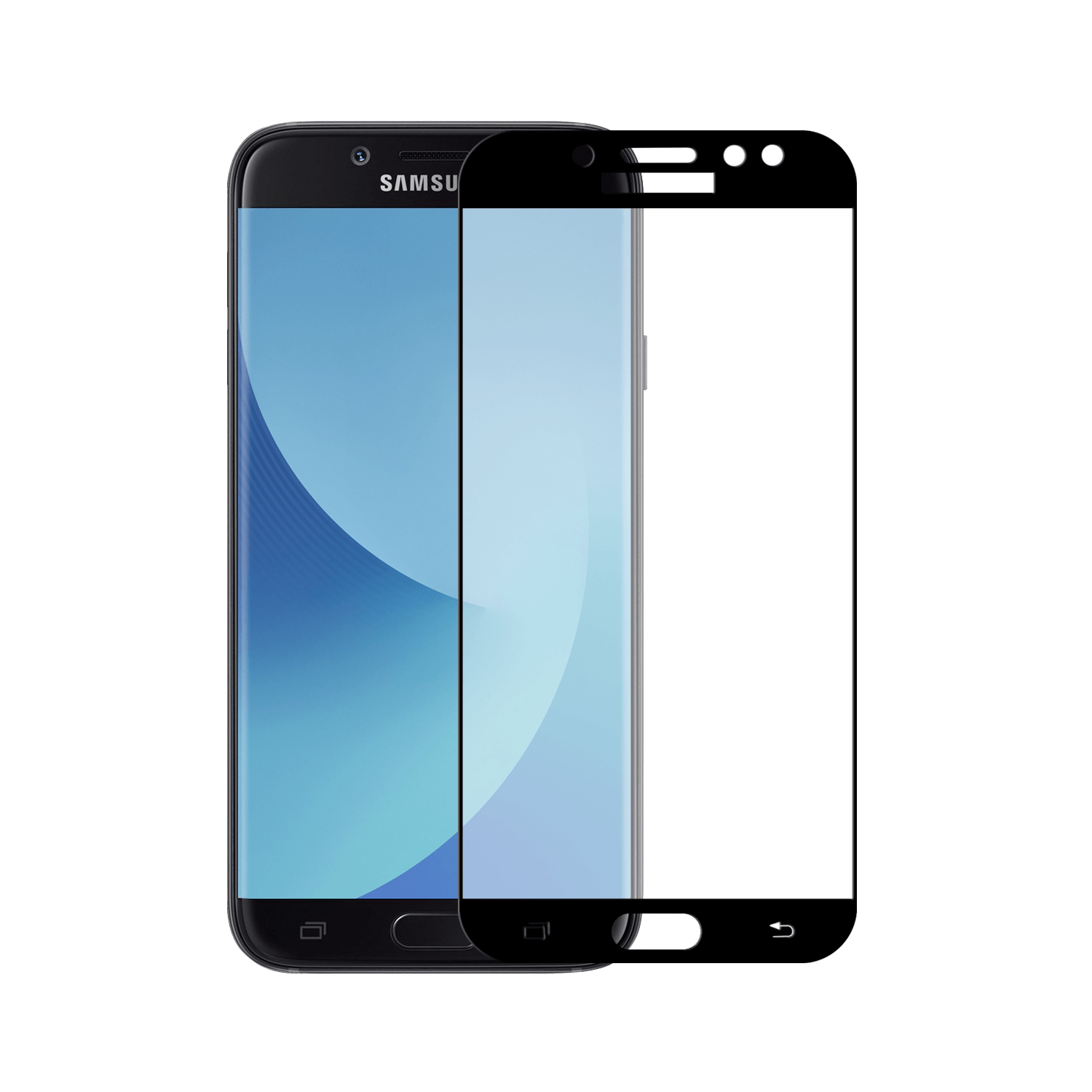 samsung galaxy j7 2017 screenprotector - glas -