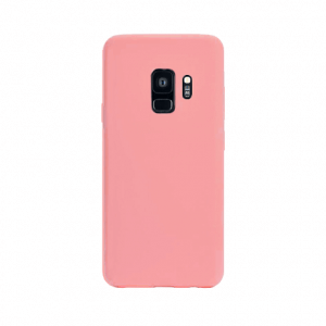 Samsung Galaxy S9 back case pink - siliconen