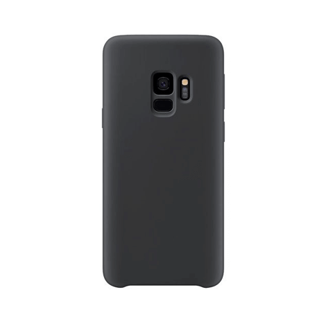 Samsung Galaxy S9 back case zwart - siliconen