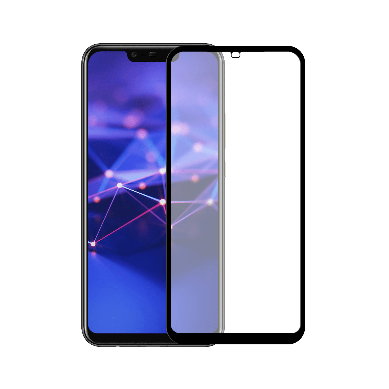 Huawei Mate 20 Lite screenprotector gehard glas Edge to Edge