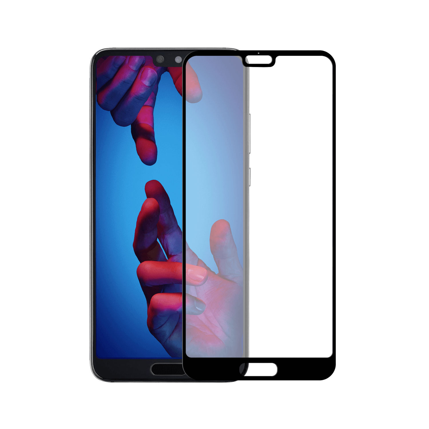 Huawei P20 screenprotector gehard glas Edge to Edge