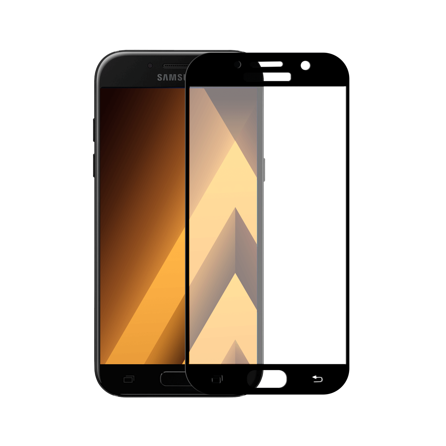 Samsung Galaxy A5 2017 screenprotector Gehard glas