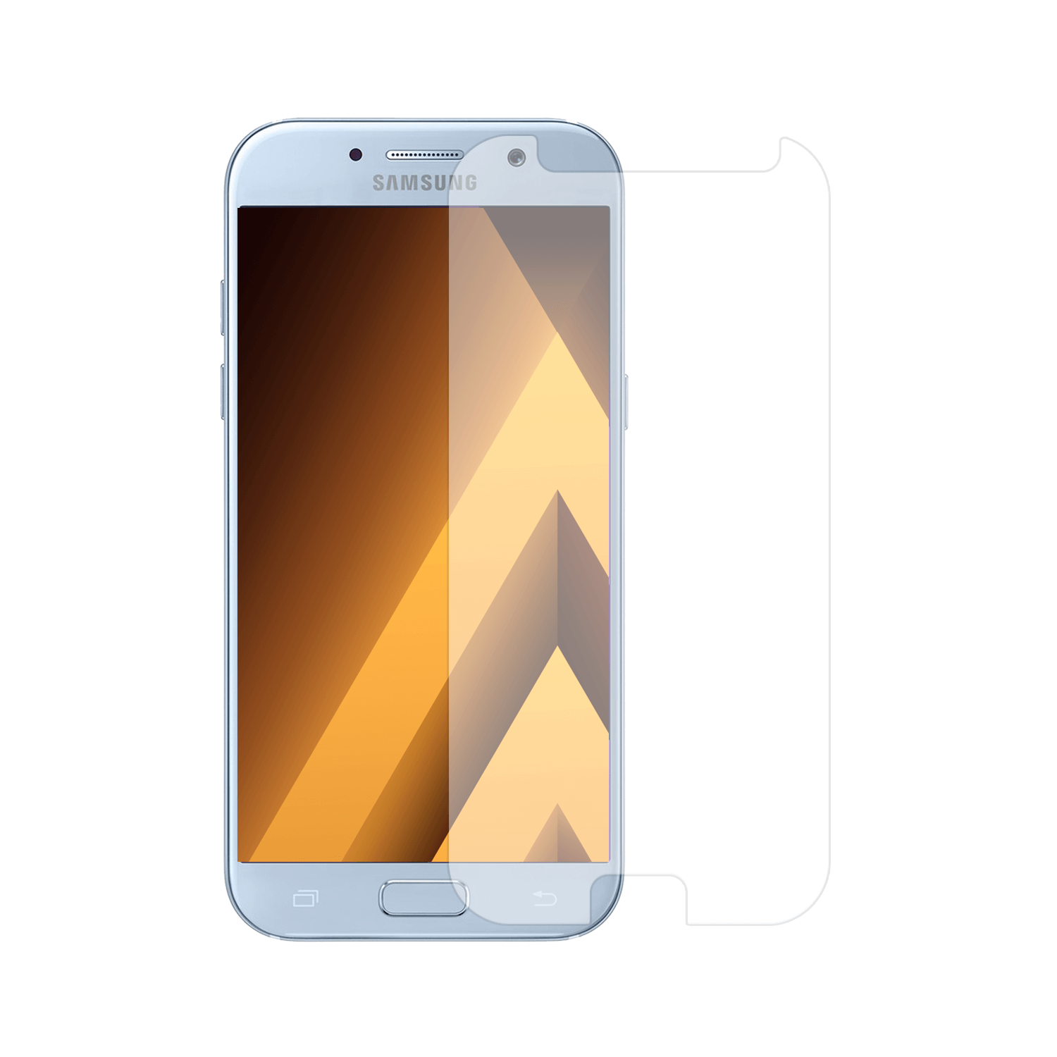 Samsung Galaxy A5 2017 screenprotector gehard glas