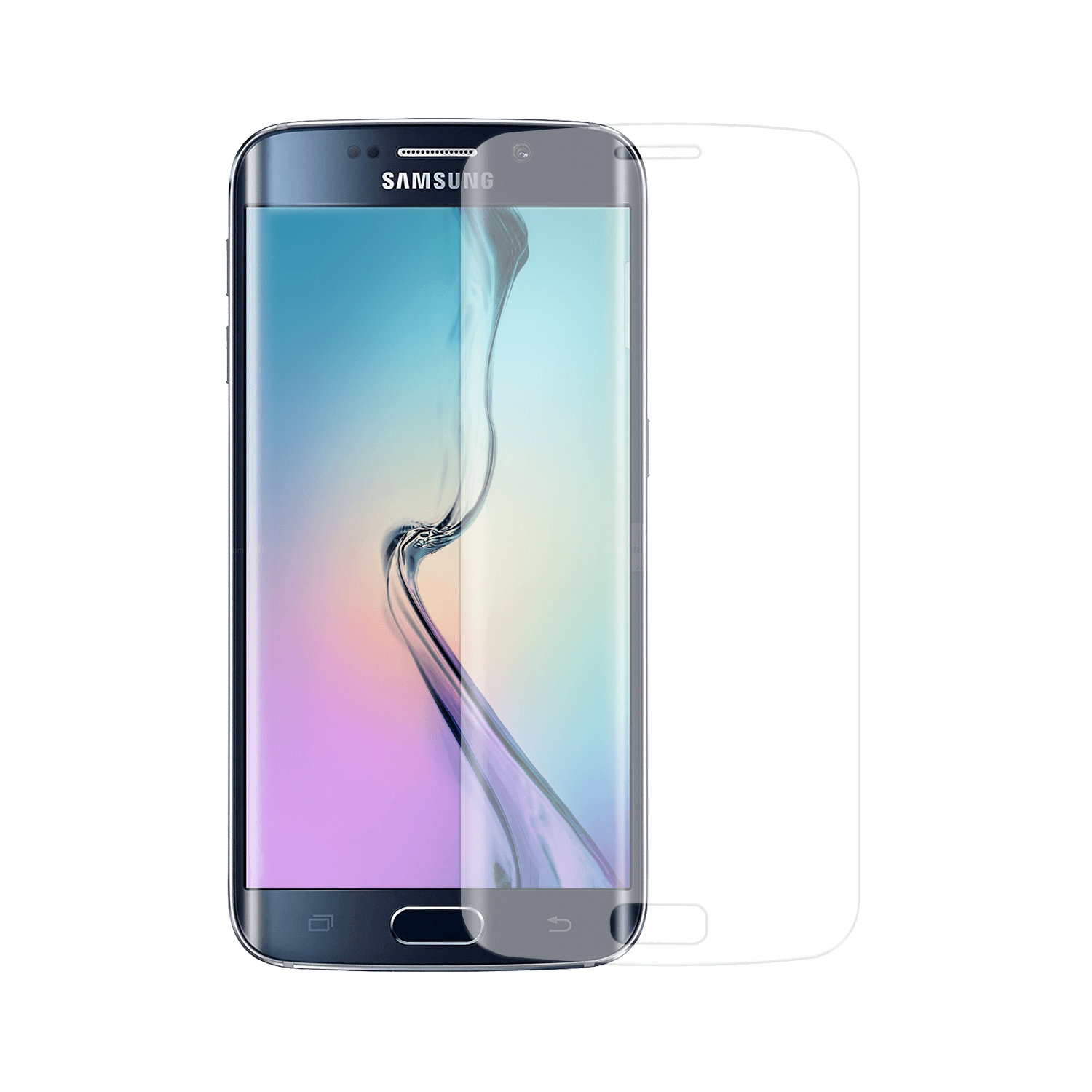 Anemoon vis Agressief moeder Samsung Galaxy S6 Edge screenprotector - Gehard glas - Telefoonglaasje