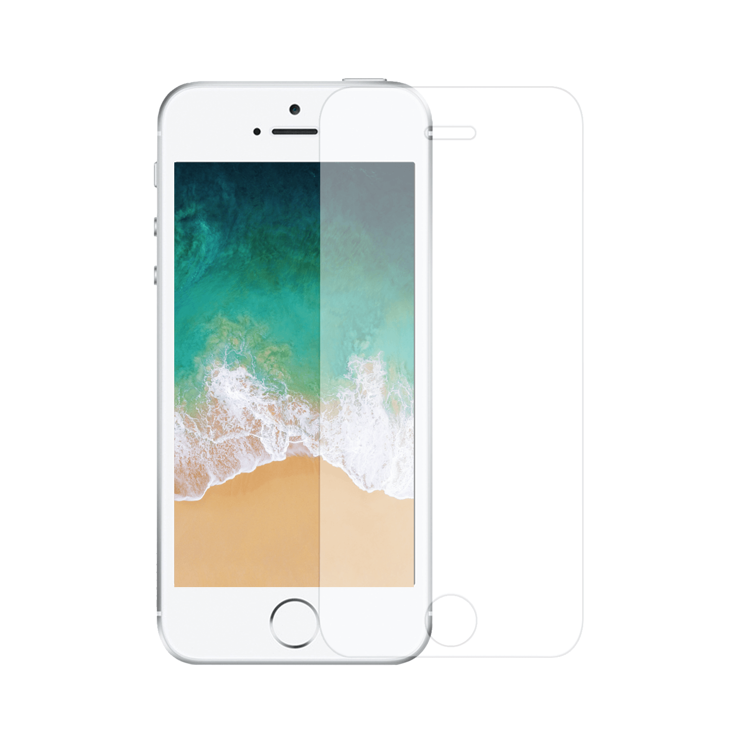 kousen Hoelahoep Filosofisch iPhone 5S screenprotector - Gehard glas - Telefoonglaasje