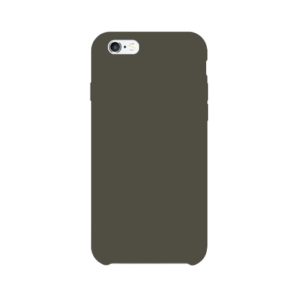 iPhone 6 / 6s siliconen back case - dark olive