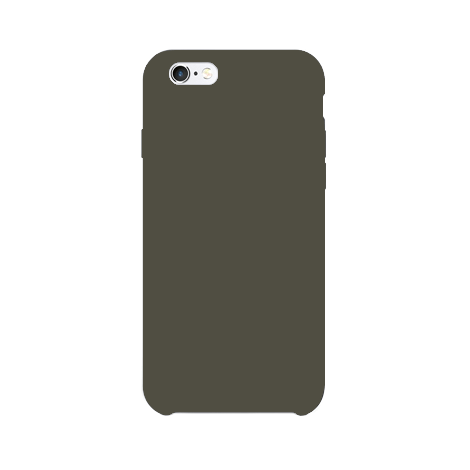 supermarkt Ananiver kaas iPhone 6/6s hoesje siliconen - Dark Olive - Telefoonglaasje