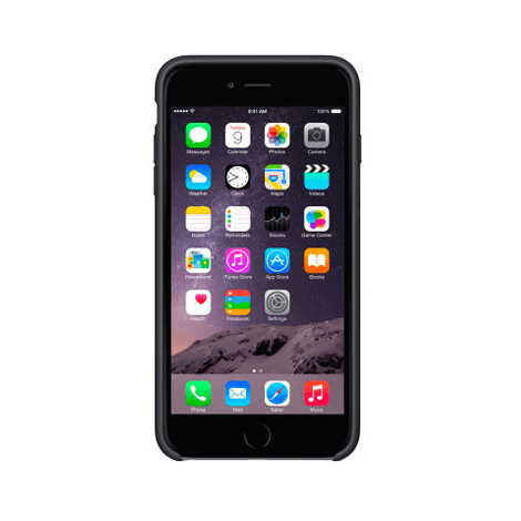 iPhone 6 / 6s siliconen back case - zwart