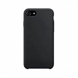 iPhone 7 siliconen back case - zwart