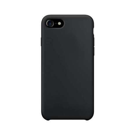 iPhone 7 siliconen back case - zwart