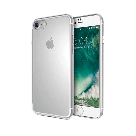 Aangebracht iPhone 7 TPU transparant case