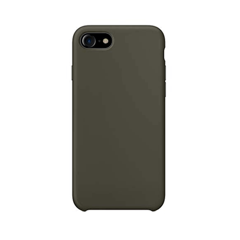 iPhone 8 siliconen back case - Dark Olive