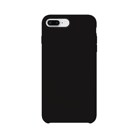 iPhone 8 Plus siliconen back case - Zwart