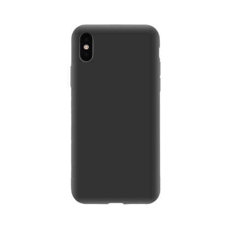 iPhone X tpu back case - Zwart