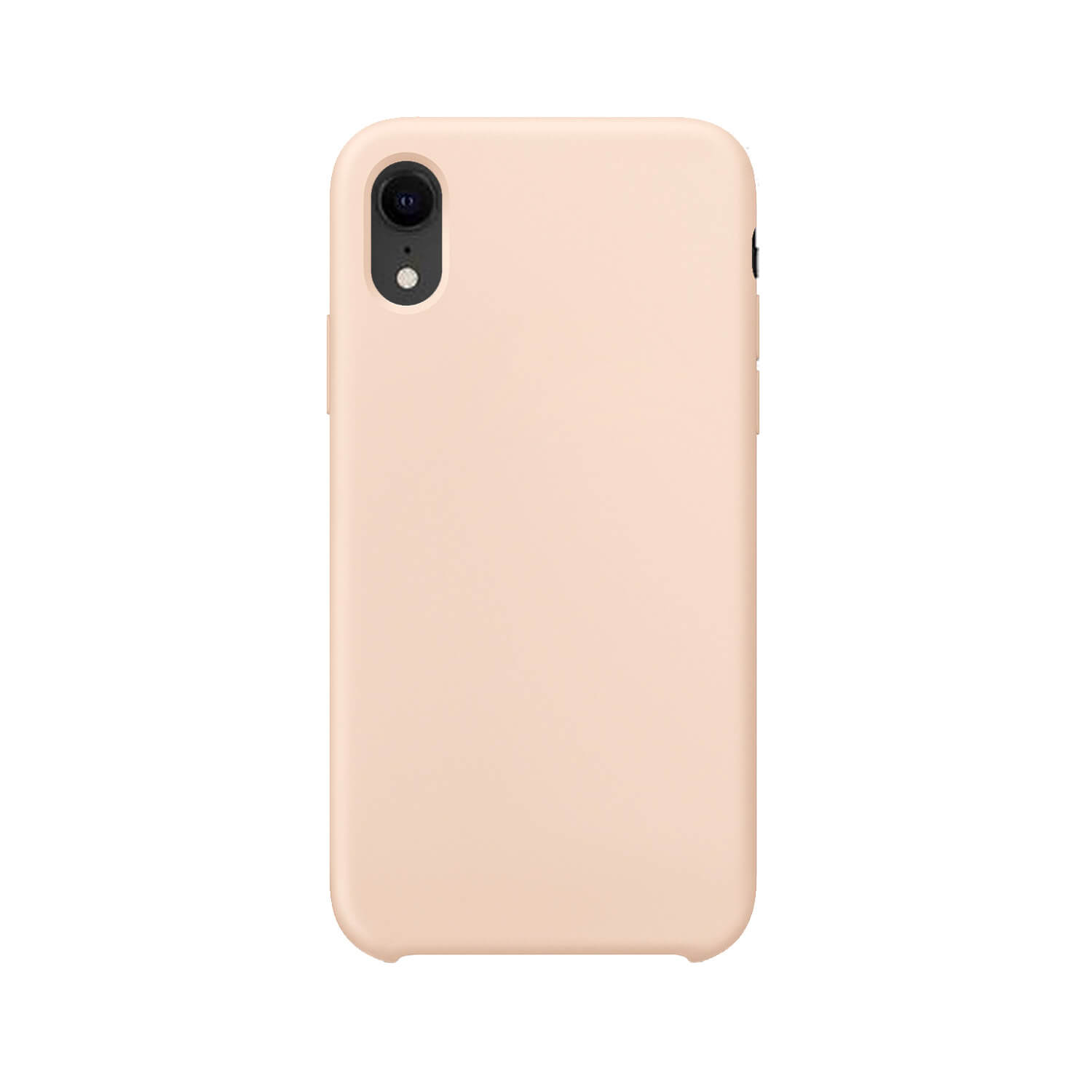 passen hanger bundel iPhone Xr hoesje siliconen - Pink Sand - Telefoonglaasje