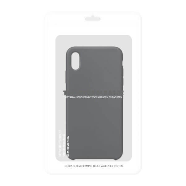 Sealbag iPhone XR siliconen back case - Zwart