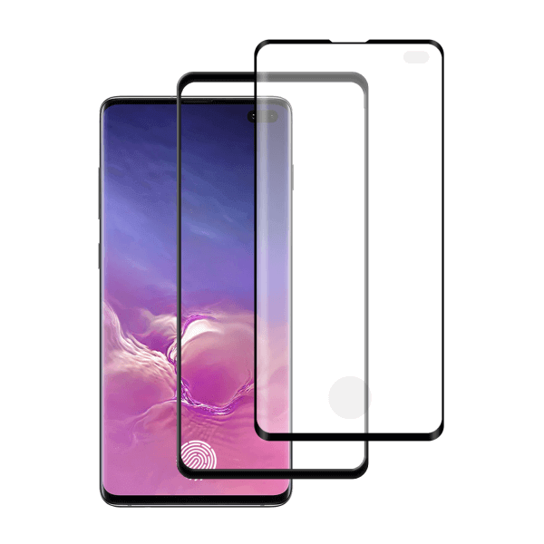 Samsung Galaxy S10 Plus Case friendly screenprotector gehard glas - Telefoonglaasje