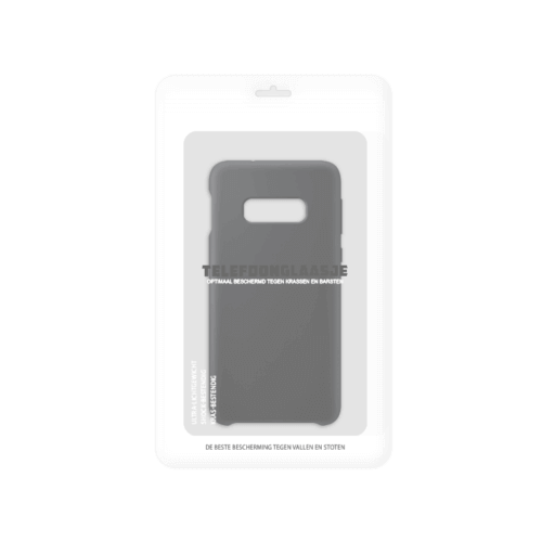 Sealbag Samsung Galaxy S10e Siliconen back case - zwart - telefoonglaasje