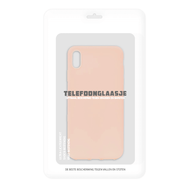Sealbag iPhone XS Max tpu back case - pink