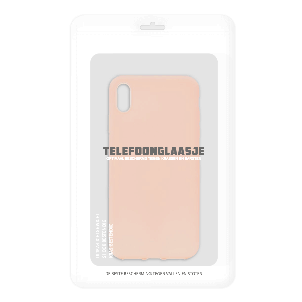 Sealbag iPhone XS tpu back case - pink