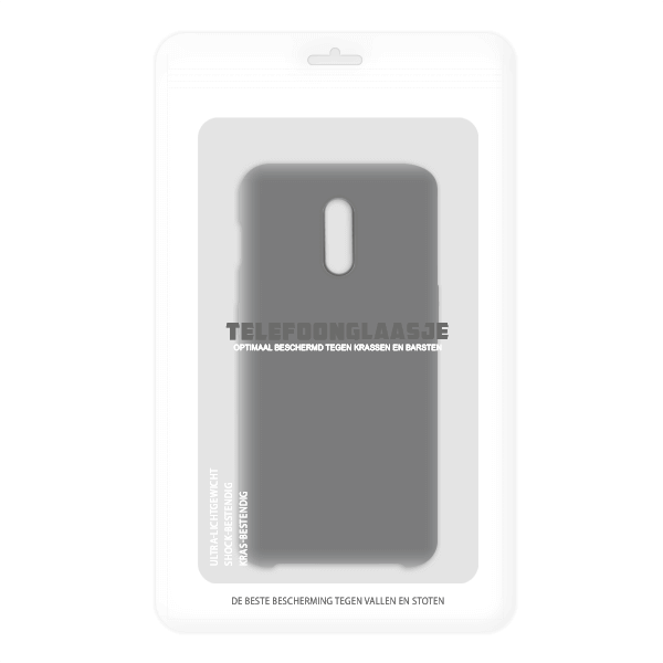 Sealbag OnePlus 6T siliconen back case - zwart