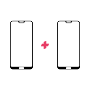 DuoPack Honor 10 Edge to Edge screenprotector - Telefoonglaasje