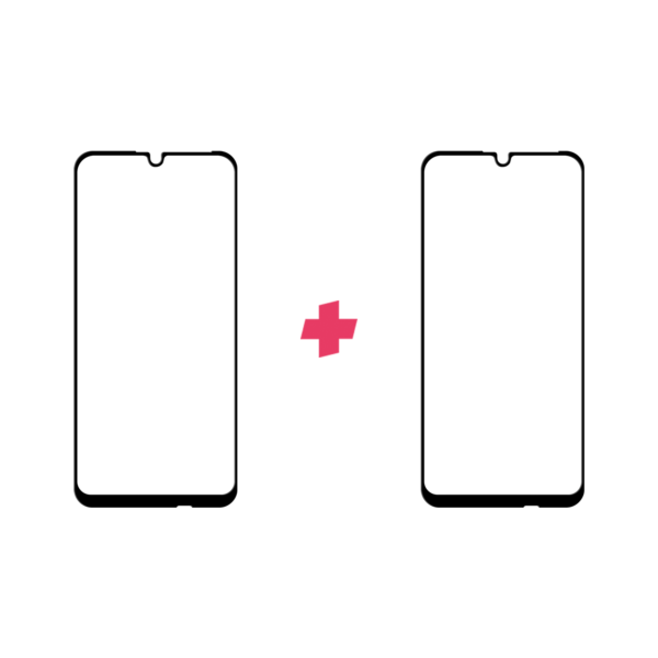 DuoPack Huawei P Smart 2019 Edge to Edge screenprotector - Telefoonglaasje