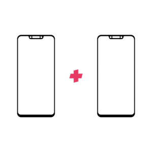 DuoPack Huawei P Smart Plus 2018 Edge to Edge screenprotector - Telefoonglaasje