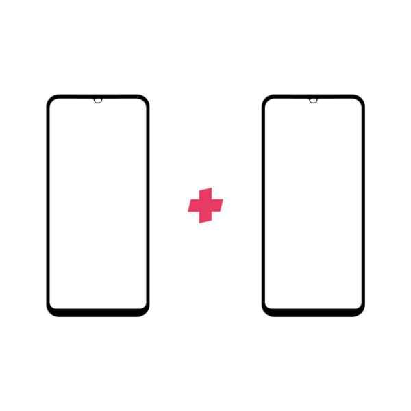 DuoPack Huawei P Smart Plus 2019 Edge to Edge screenprotector - Telefoonglaasje