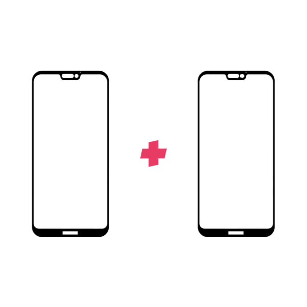 DuoPack Huawei P20 Lite Edge to Edge screenprotector