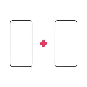 DuoPack iPhone 7 Plus Metaal Edge to Edge screenprotector - Telefoonglaasje