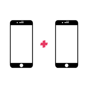 DuoPack iPhone 7 Plus Edge to Edge Zwart screenprotector - Telefoonglaasje