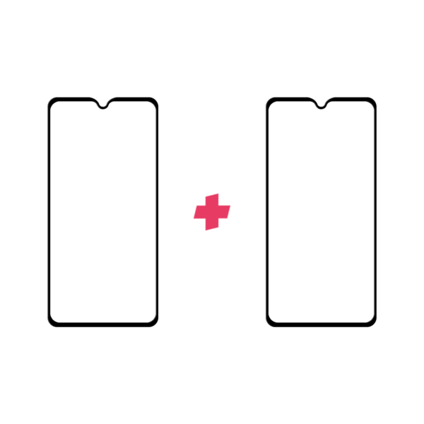 DuoPack Huawei Mate 20 Edge to Edge screenprotector - Telefoonglaasje