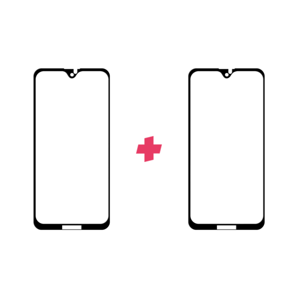 DuoPack Motorola Moto G7 Plus Edge to Edge screenprotector - Telefoonglaasje