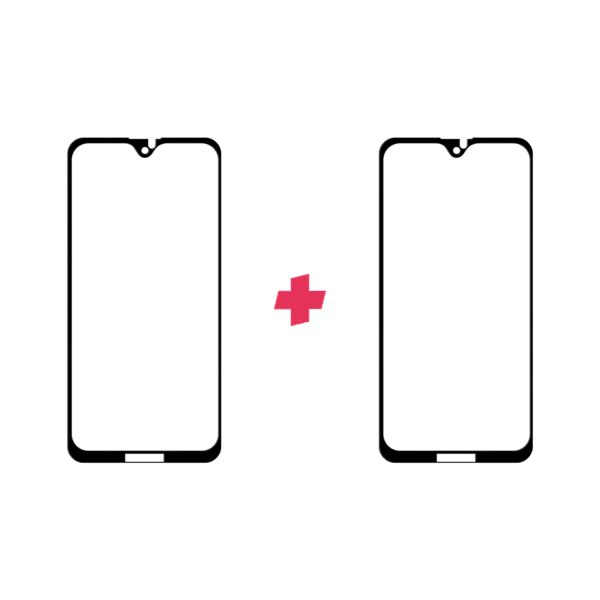 DuoPack Motorola Moto G7 Edge to Edge screenprotector - Telefoonglaasje