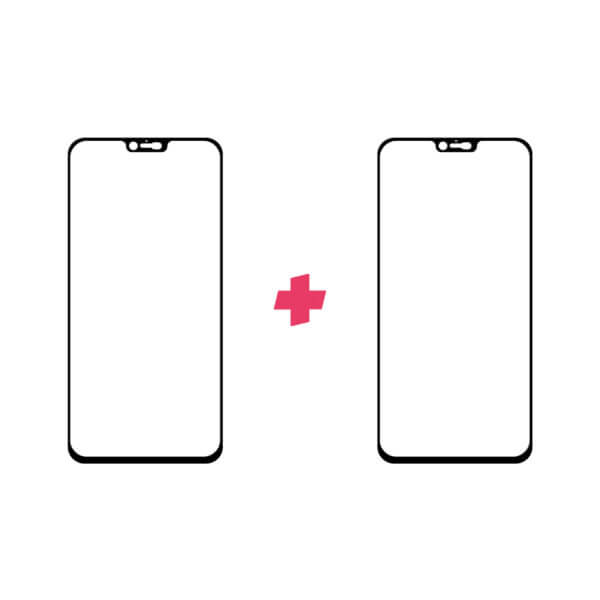 DuoPack OnePlus 6 Edge to Edge screenprotector