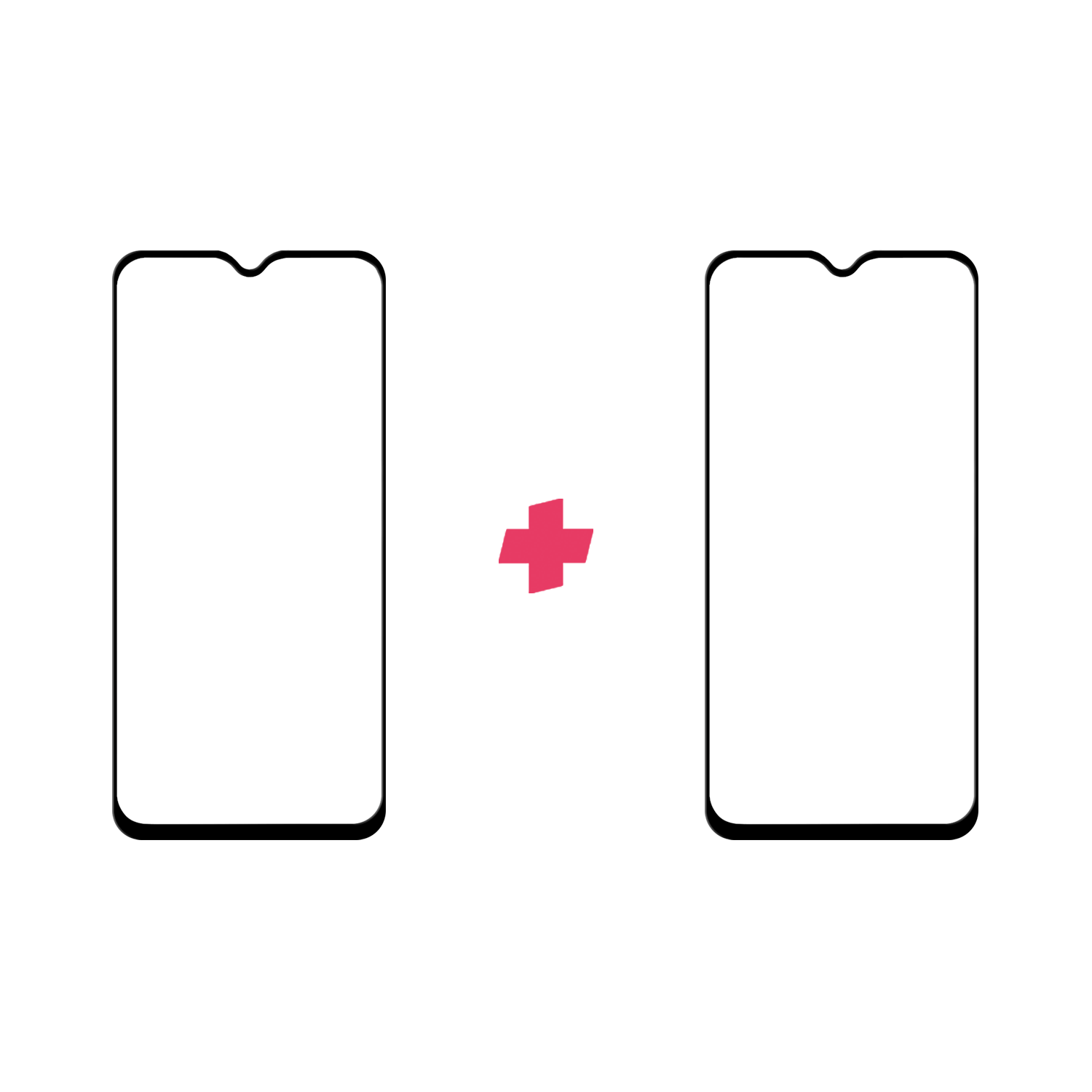 DuoPack: OnePlus 6T screenprotector gehard glas Edge to Edge