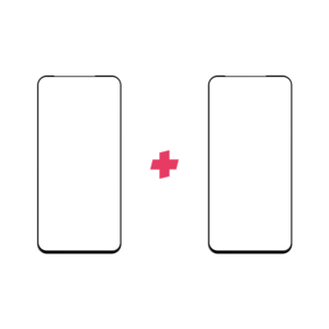 DuoPack OPPO Reno Edge to Edge screenprotector - Telefoonglaasje