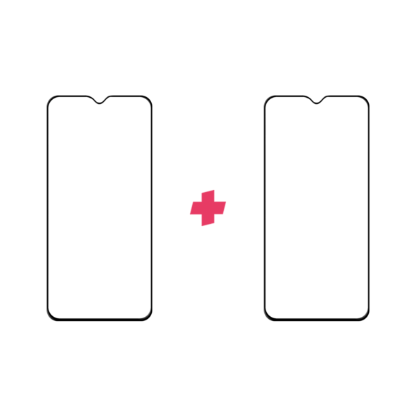 DuoPack OPPO Reno Z Edge to Edge screenprotector - Telefoonglaasje