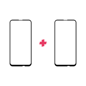 DuoPack Huawei P Smart Z Edge to Edge screenprotector - Telefoonglaasje