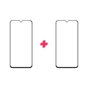 DuoPack Samsung Galaxy A40 Edge to Edge screenprotector
