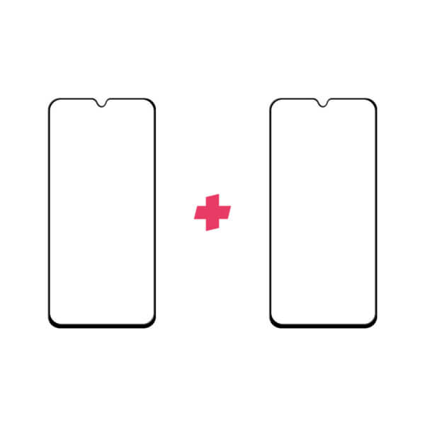 DuoPack Samsung Galaxy A40 Edge to Edge screenprotector
