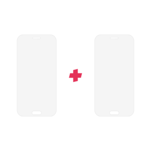 DuoPack Samsung Galaxy A5 2017 Edge to Edge Transparant screenprotector - Telefoonglaasje