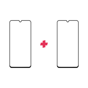 DuoPack Samsung Galaxy A70 Edge to Edge screenprotector